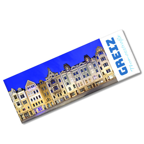 streetline Greiz Thomasstraße Panorama Souvenir Magnet