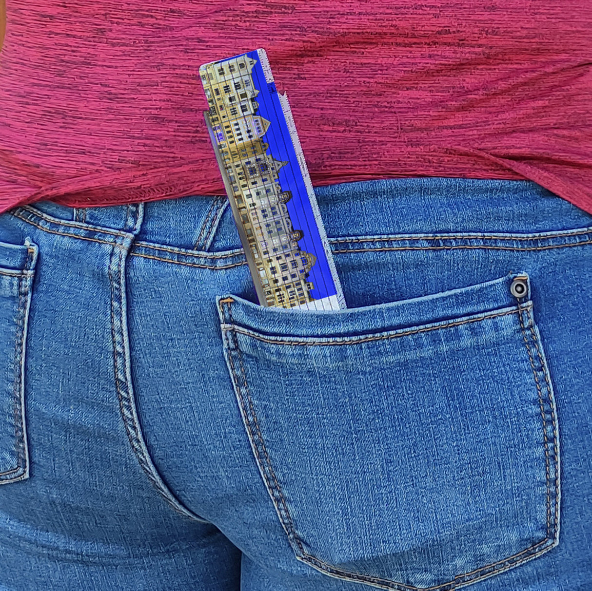 streetline Greiz Thomasstraße Meterstab aus Holz