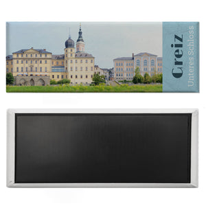 streetline Greiz Unteres Schloss Panorama Souvenir Magnet