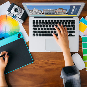 streetline Helsingør Stengade Panorama Souvenir Magnet