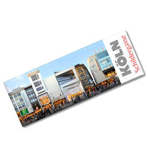 streetline Köln Schildergasse Panorama Souvenir Magnet