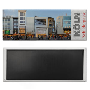 streetline Köln Schildergasse Panorama Souvenir Magnet
