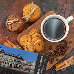 streetline Quedlinburg Kornmarkt Panorama Souvenir Magnet