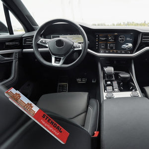 streetline Stendal Hauptbahnhof Meterstab aus Holz