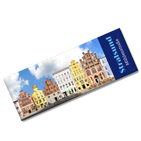 streetline Stralsund Mühlenstraße Panorama Souvenir Magnet