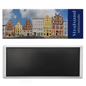 streetline Stralsund Mühlenstraße Panorama Souvenir Magnet