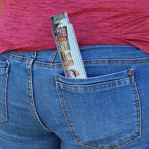 streetline Stuttgart Marktplatz Meterstab aus Holz