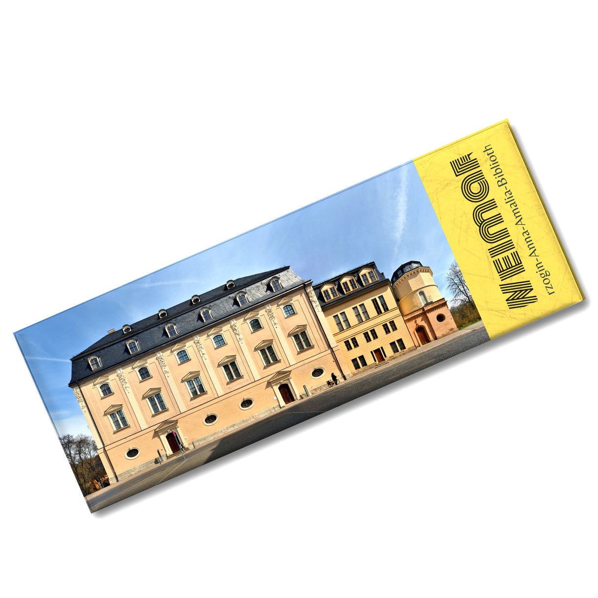 streetline Weimar Herzogin-Anna-Amalia-Bibliothek Panorama Souvenir Magnet