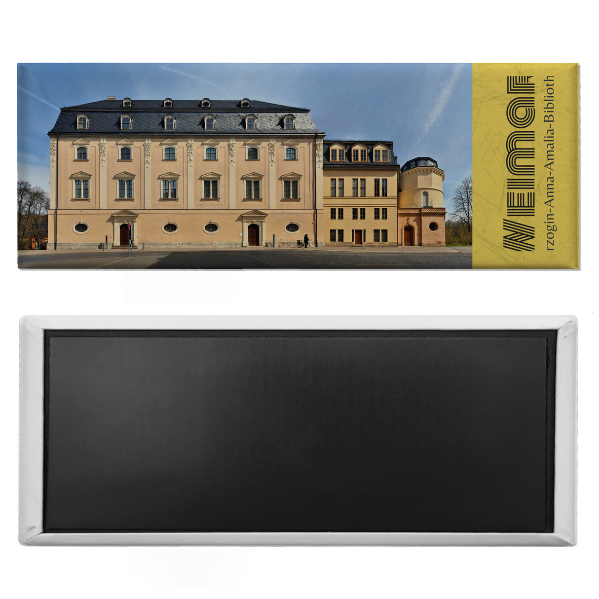 streetline Weimar Herzogin-Anna-Amalia-Bibliothek Panorama Souvenir Magnet