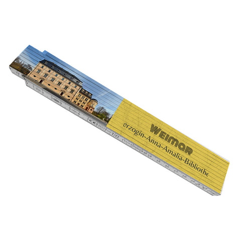 streetline Weimar Herzogin-Anna-Amalia-Bibliothek Meterstab aus Holz