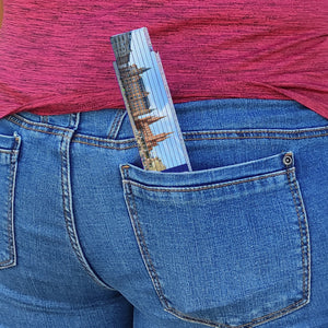 streetline Wiesbaden Marktplatz Meterstab aus Holz