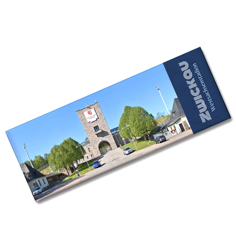 streetline Zwickau Westsachsenstadion Panorama Souvenir Magnet