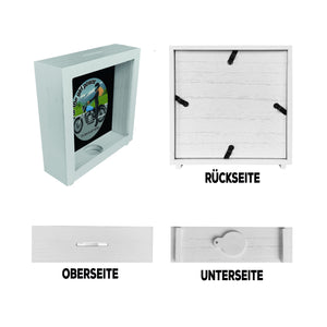 Bikerin Spardose mit Spruch: Time to unleash girl power