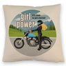 Bikerin Kissen mit Spruch: girl power. Its time to get started