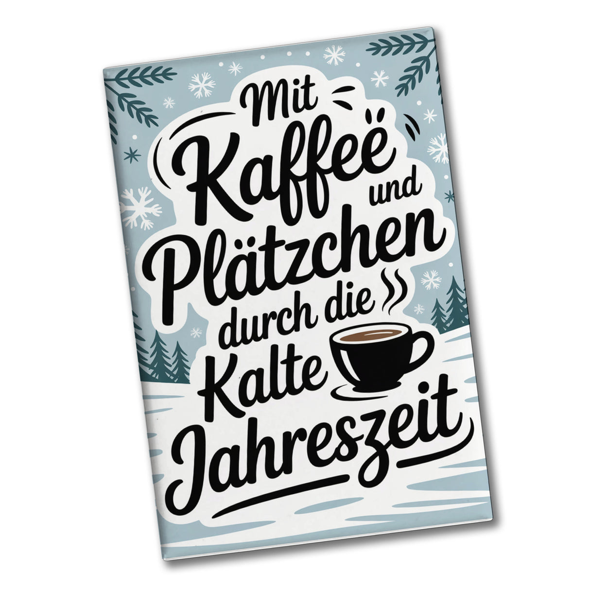 Winterliches Kaffee und Plätzchen Souvenir Magnet