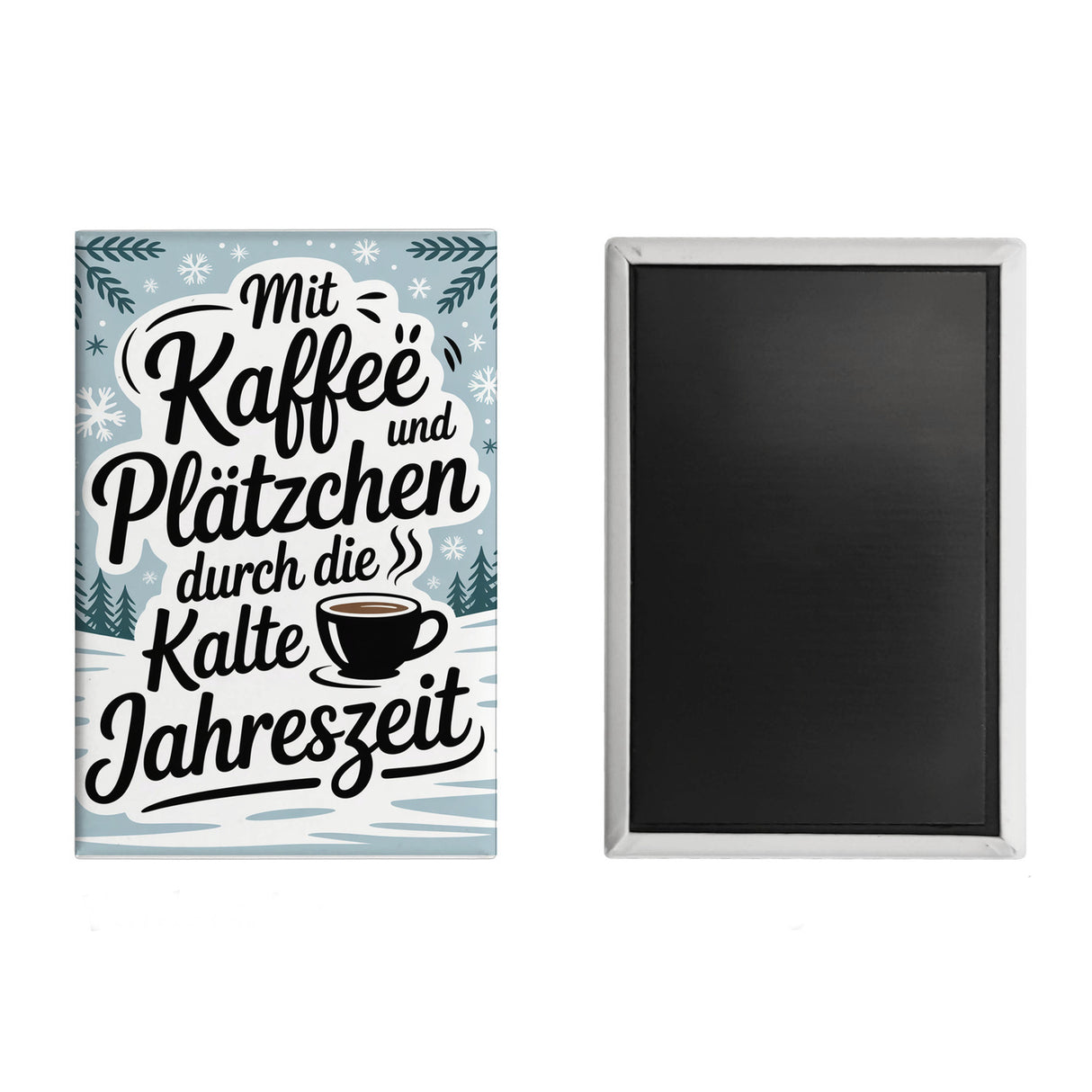 Winterliches Kaffee und Plätzchen Souvenir Magnet