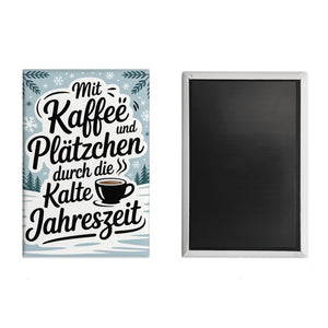 Winterliches Kaffee und Plätzchen Souvenir Magnet