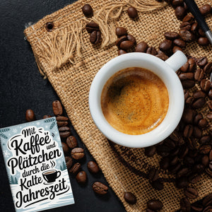 Winterliches Kaffee und Plätzchen Souvenir Magnet
