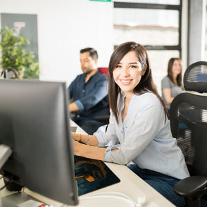 Baukran und Bagger Schreibtischunterlage 69x31cm XXL Mauspad für Baustellenfans