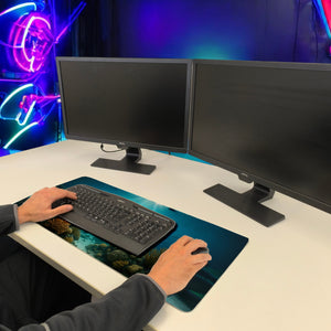 Unterwasserszene Schreibtischunterlage 69x31cm XXL Mauspad mit Korallenriff