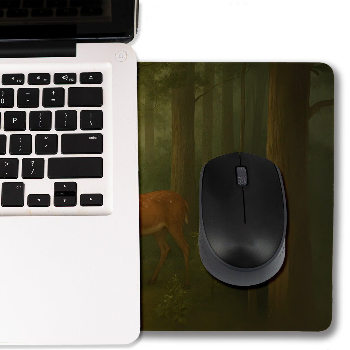 Tiere des Waldes Schreibtischunterlage 69x31cm XXL Mauspad