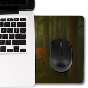 Tiere des Waldes Schreibtischunterlage 69x31cm XXL Mauspad