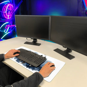 Pferdekopf Aquarell Schreibtischunterlage 69x31cm XXL Mauspad für Pferdefans