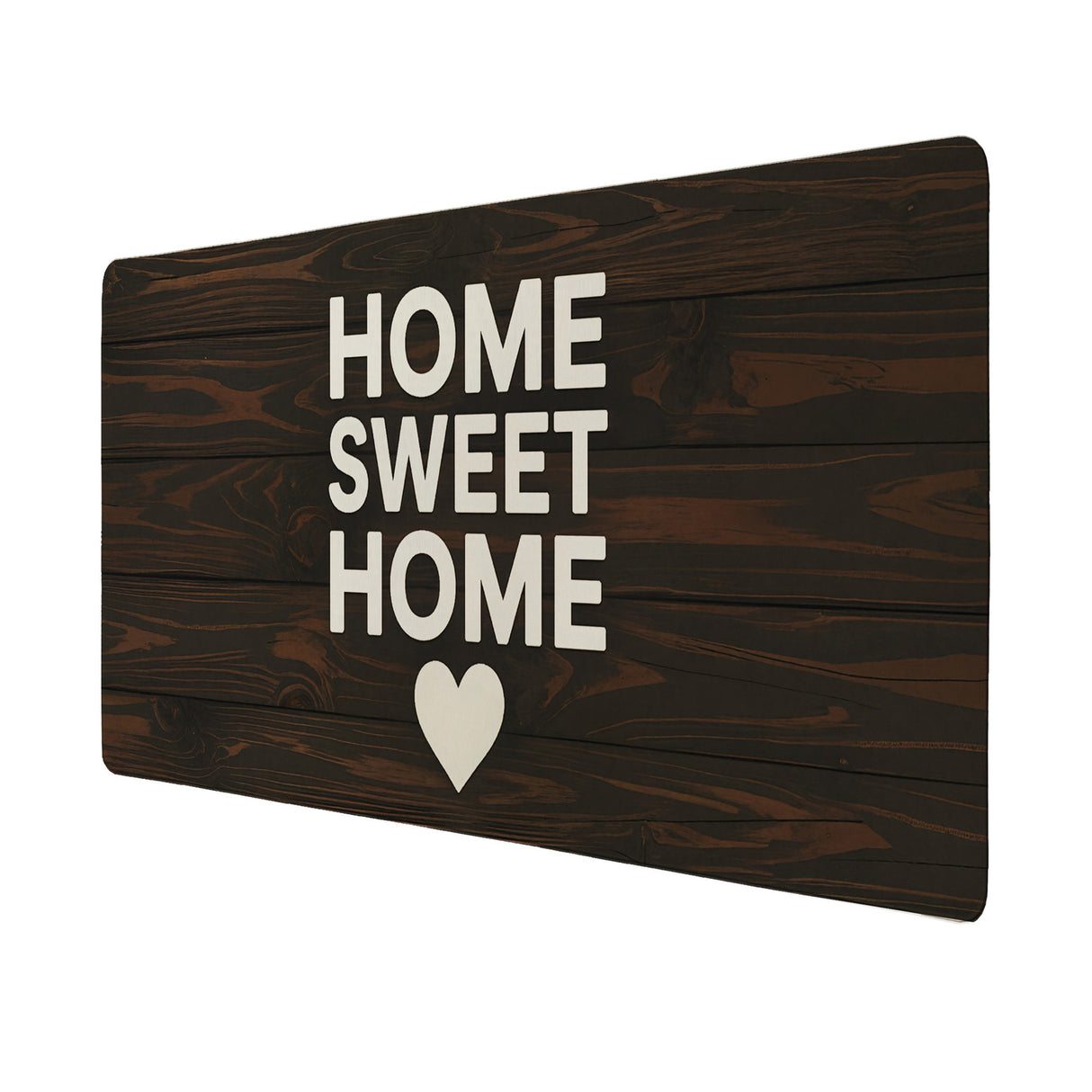 HOME SWEET HOME Schreibtischunterlage 69x31cm XXL Mauspad Holzoptik