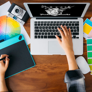 Hirschkopf Tasse in Schwarz mit Spruch: Frohe Weihnacht