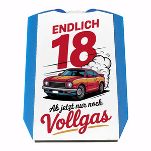 Endlich 18 - Vollgas Parkscheibe für den Führerschein