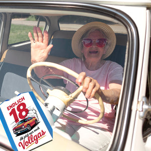 Endlich 18 - Vollgas Parkscheibe für den Führerschein