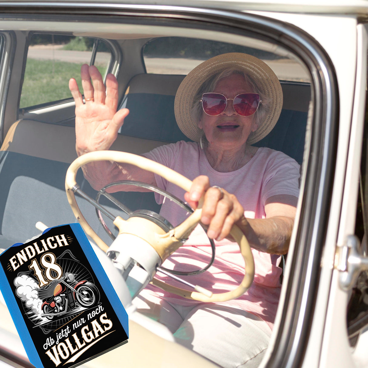 Endlich 18 Motorrad Parkscheibe - nur noch Vollgas