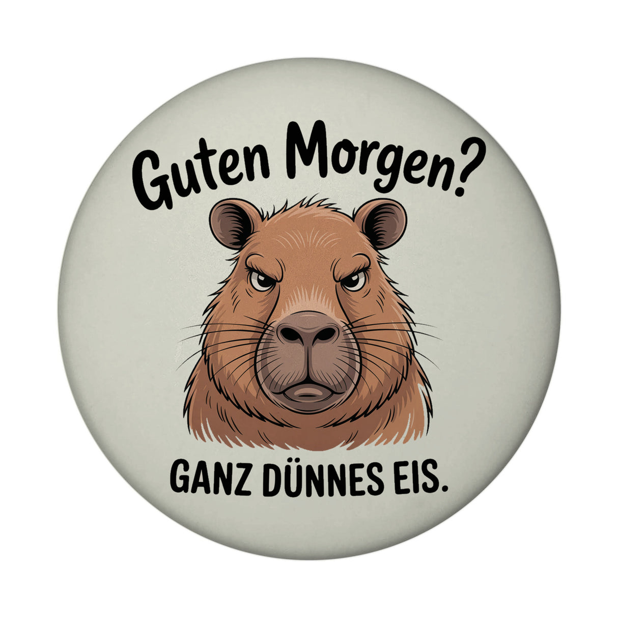Guten Morgen? Capybara Ganz Dünnes Eis Magnet