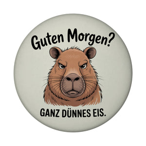 Guten Morgen? Capybara Ganz Dünnes Eis Magnet