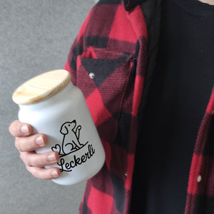 Hunde Leckerli Herz Keksdose für Haustierfreunde