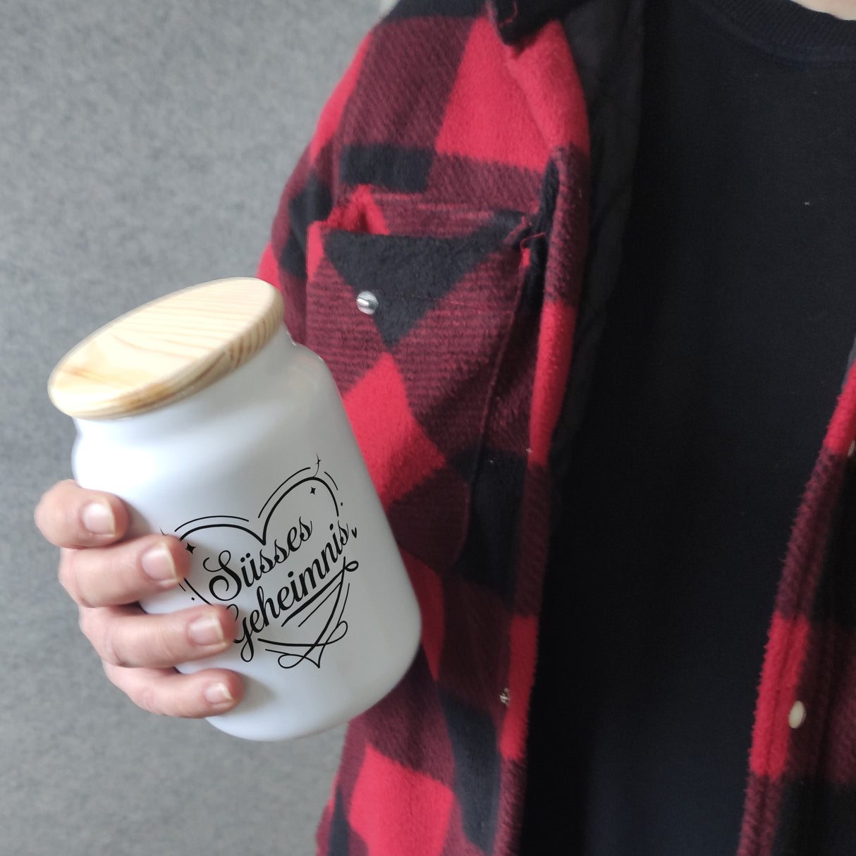 Süsses Geheimnis Herz Design Keksdose