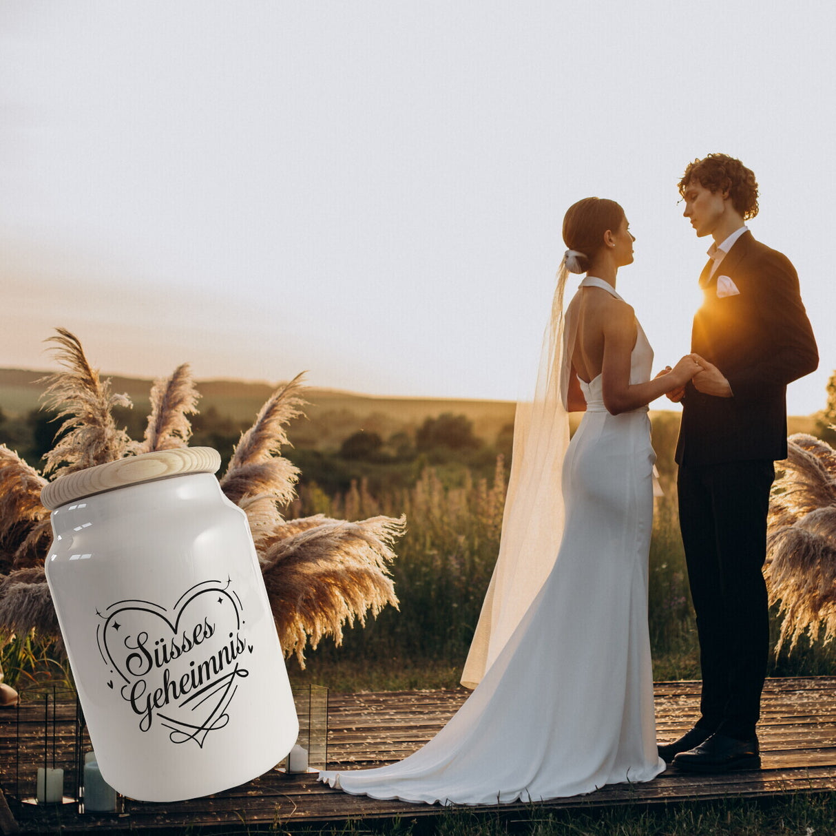 Süsses Geheimnis Herz Design Keksdose