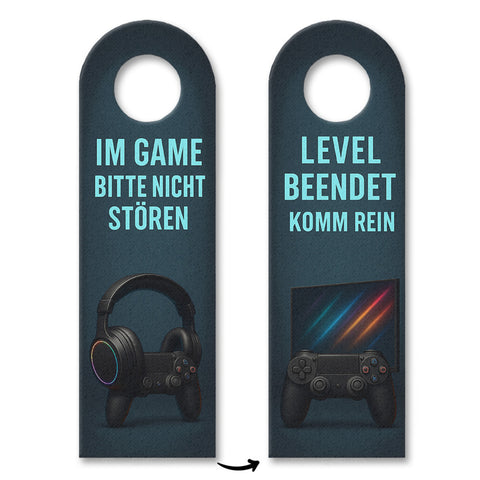 Gaming Controller Bitte nicht stören Türhänger