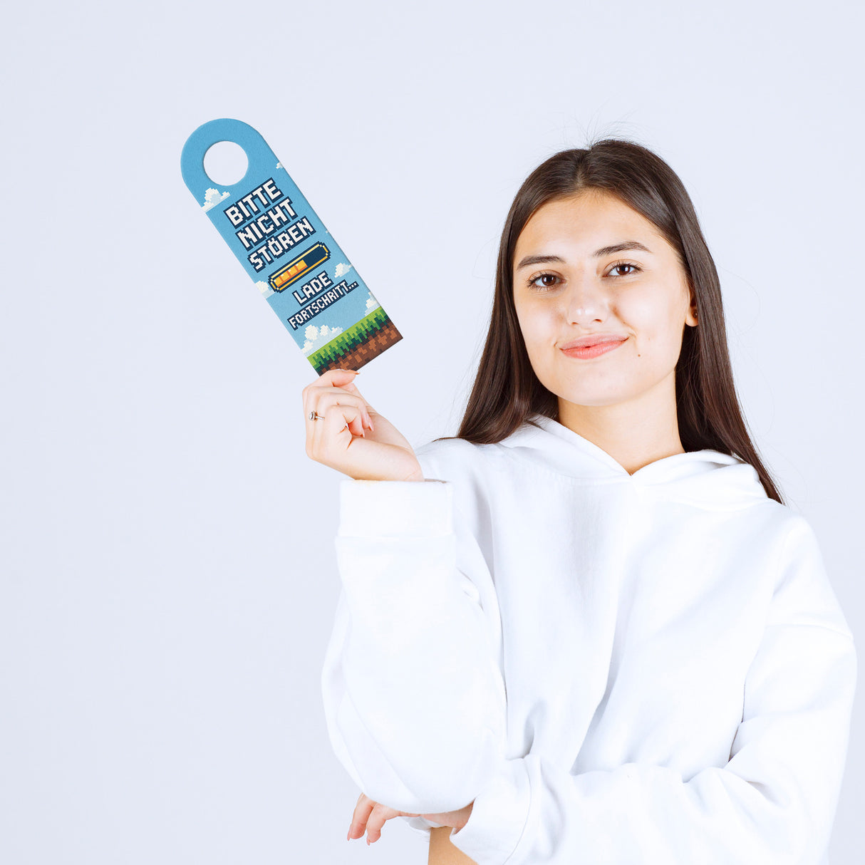 Bitte nicht stören Pixel-Art Zocken Türhänger für Gamer