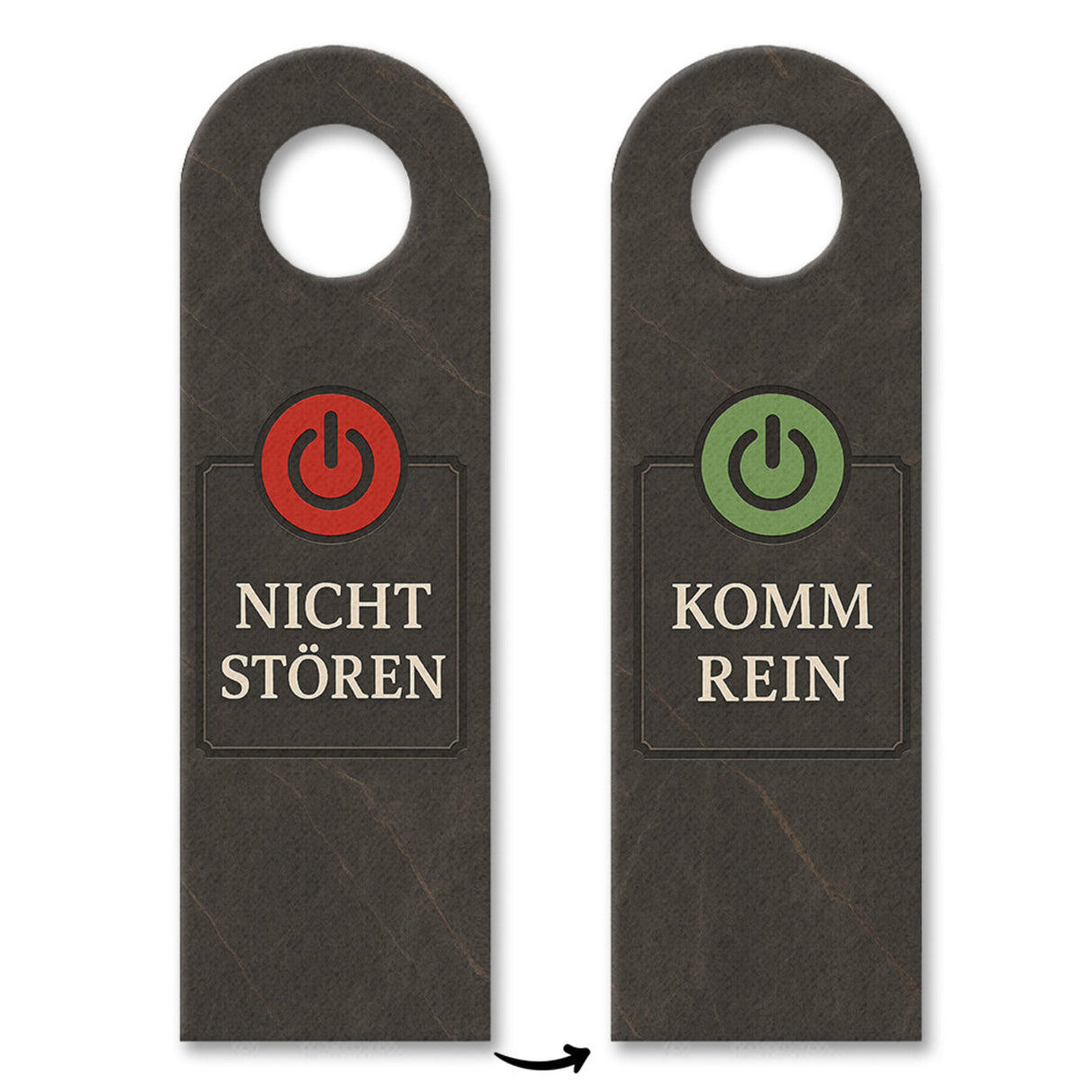 Power-Button Bitte nicht stören Türhänger