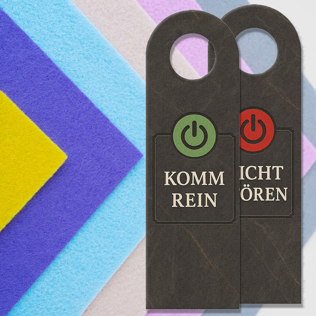 Power-Button Bitte nicht stören Türhänger