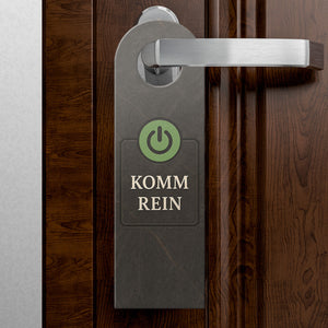 Power-Button Bitte nicht stören Türhänger