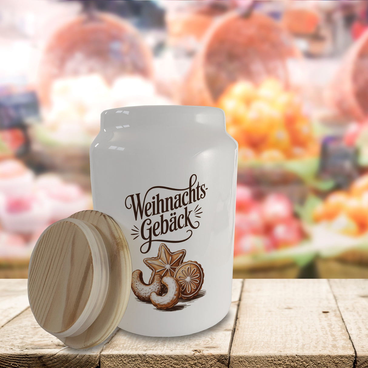 Vintage Weihnachtsgebäck Keksdose im Retro Design