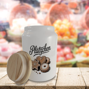 Vintage Plätzchen Keksdose im Retro Design für Weihnachtsplätzchen