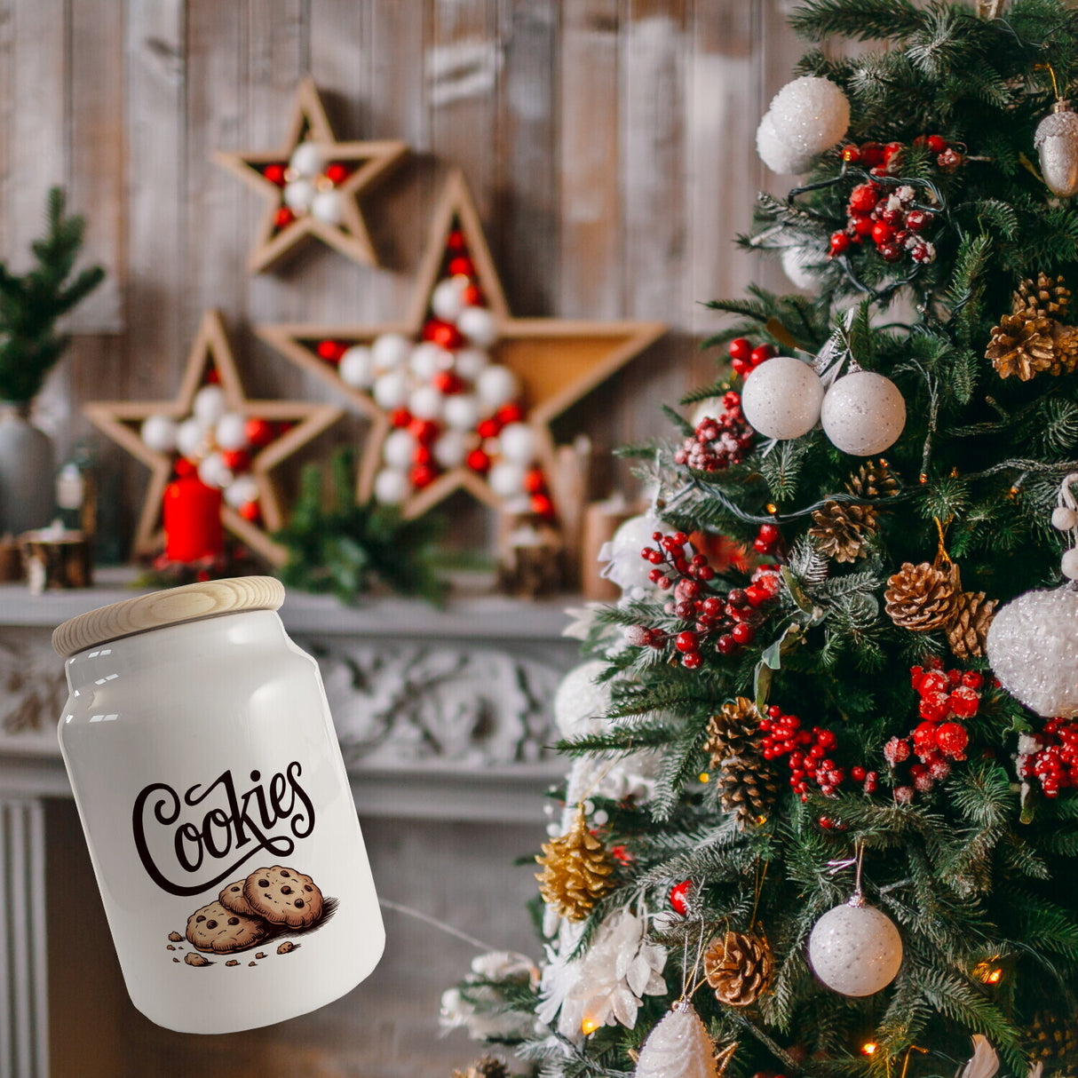 Vintage Cookies Keksdose im Retro Design