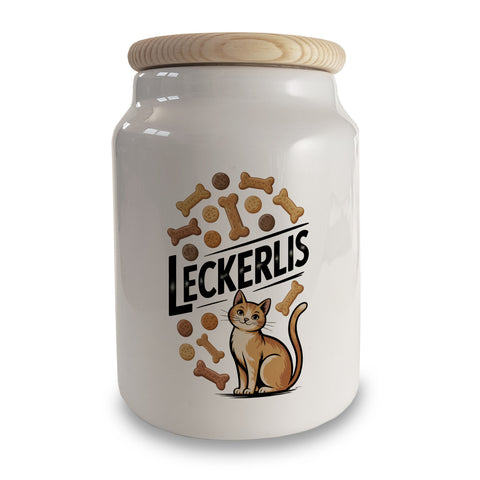 Leckerlis für Katzen Keksdose im Retro-Stil