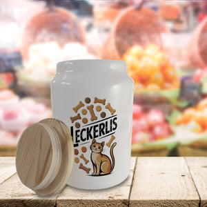 Leckerlis für Katzen Keksdose im Retro-Stil