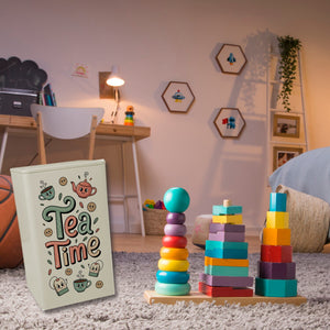 Tea Time Cartoon TeeDose 900ml mit lustigen Teetassen