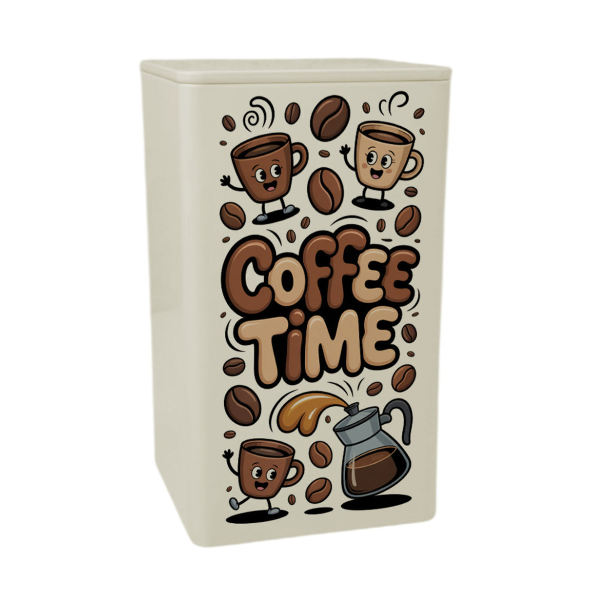 Coffee Time Cartoon KaffeeDose 900ml für Kaffeefans