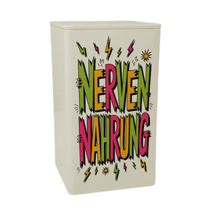 Nervennahrung VorratsDose 900ml im Retro Look für Süßigkeiten